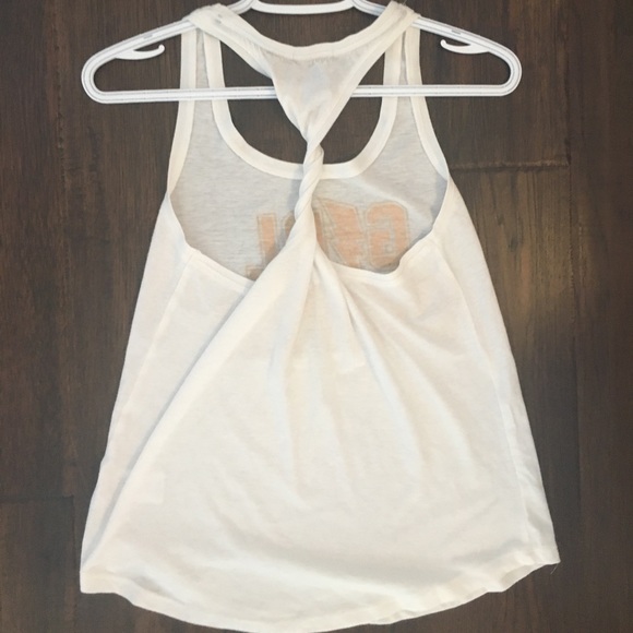 White and gold “girl power” tank top - Picture 2 of 2